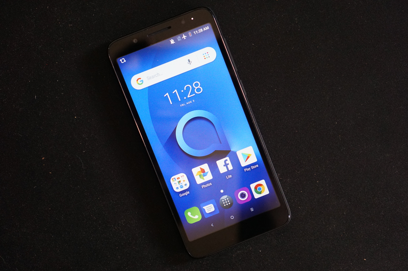 The screen is a nice size for a phone this cheap, but the touch aspect is terrible.